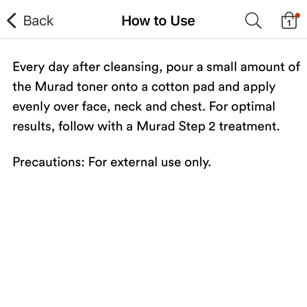 🍉 Murad Clarifying Toner - Picture 4 of 5